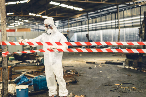Professional Hoarding Cleanup technician working in Algoma, WI